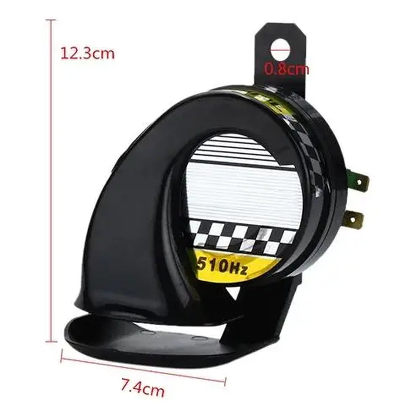 Car Snail Horn New Universal 12V 500DB Electric Super Loud Waterproof Speaker Snail Horn Siren for Car Air-Motorcycle-Horn Siren