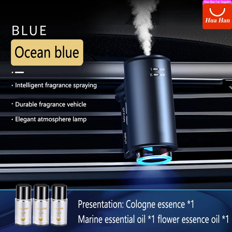 Car Air Freshener Intelligent Spray USB Charging Air Outlet Perfume Diffuser Flavoring Interior Accessories Fragrance Supplies