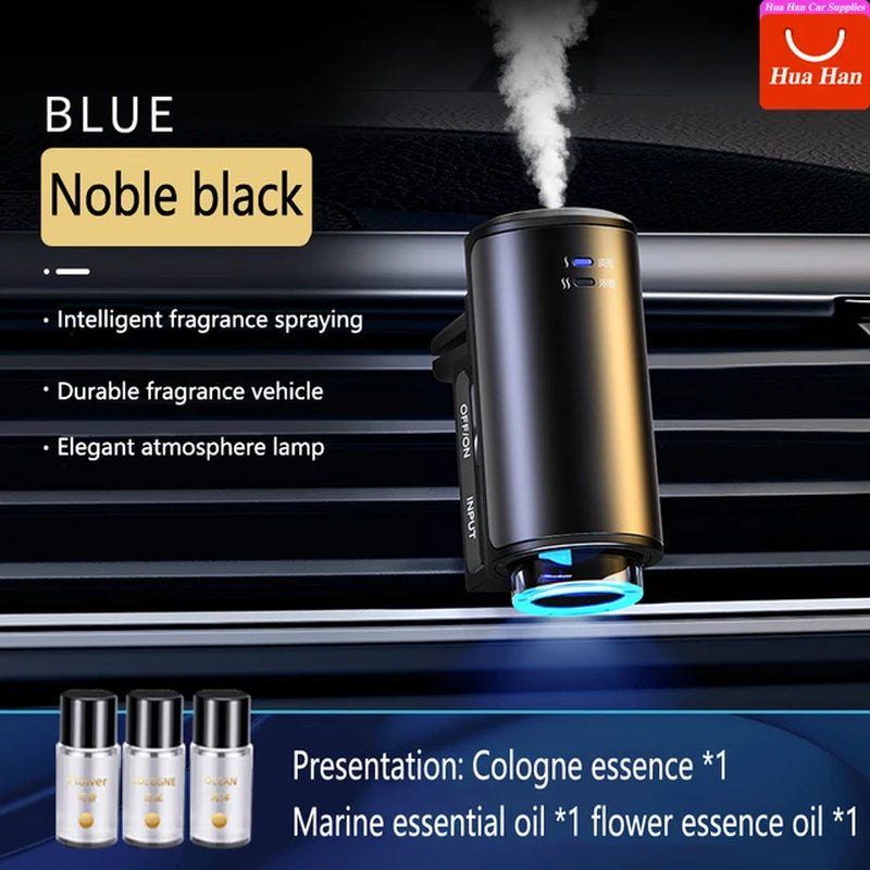 Car Air Freshener Intelligent Spray USB Charging Air Outlet Perfume Diffuser Flavoring Interior Accessories Fragrance Supplies