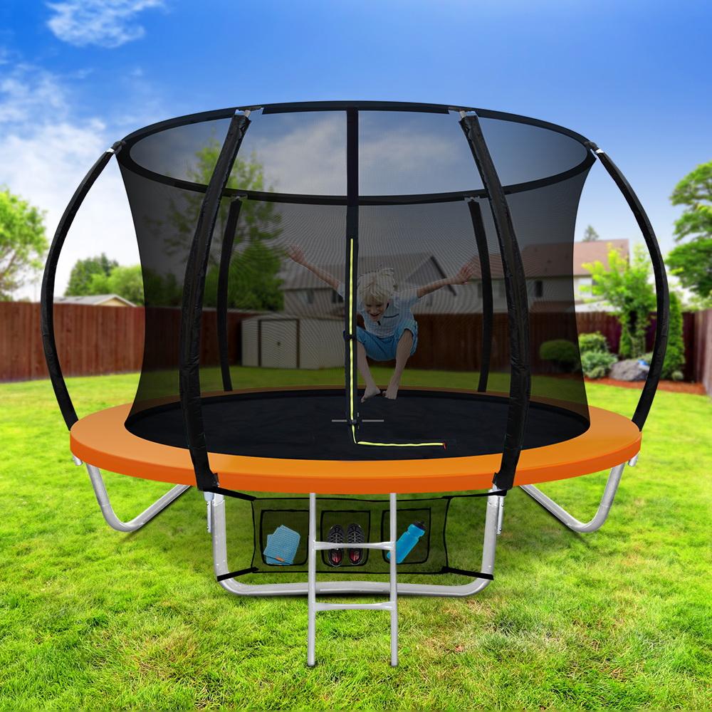 Everfit Trampoline 8FT Kids Trampolines Cover Safety Net Pad Gift