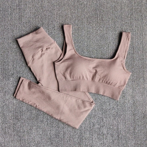 Women's Sportswear Yoga Set Workout Clothes Athletic Wear Sports Gym