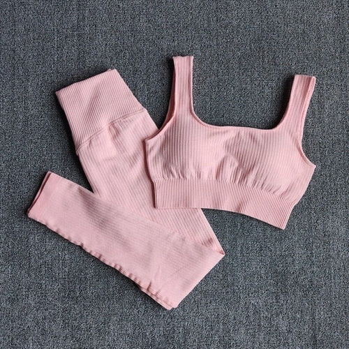 Women's Sportswear Yoga Set Workout Clothes Athletic Wear Sports Gym