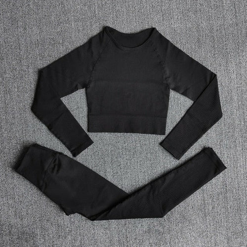 Women's Sportswear Yoga Set Workout Clothes Athletic Wear Sports Gym