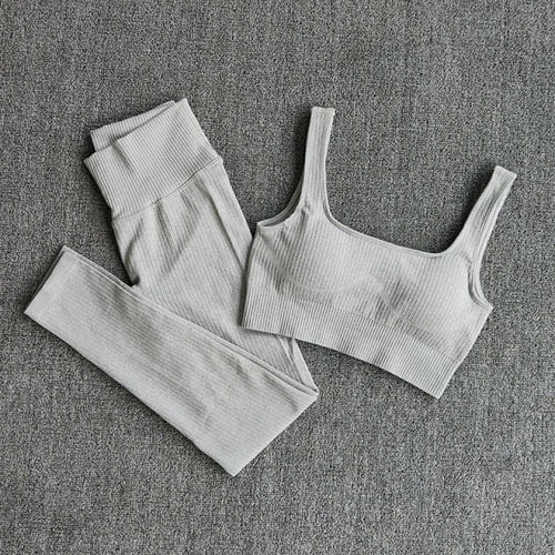 Women's Sportswear Yoga Set Workout Clothes Athletic Wear Sports Gym