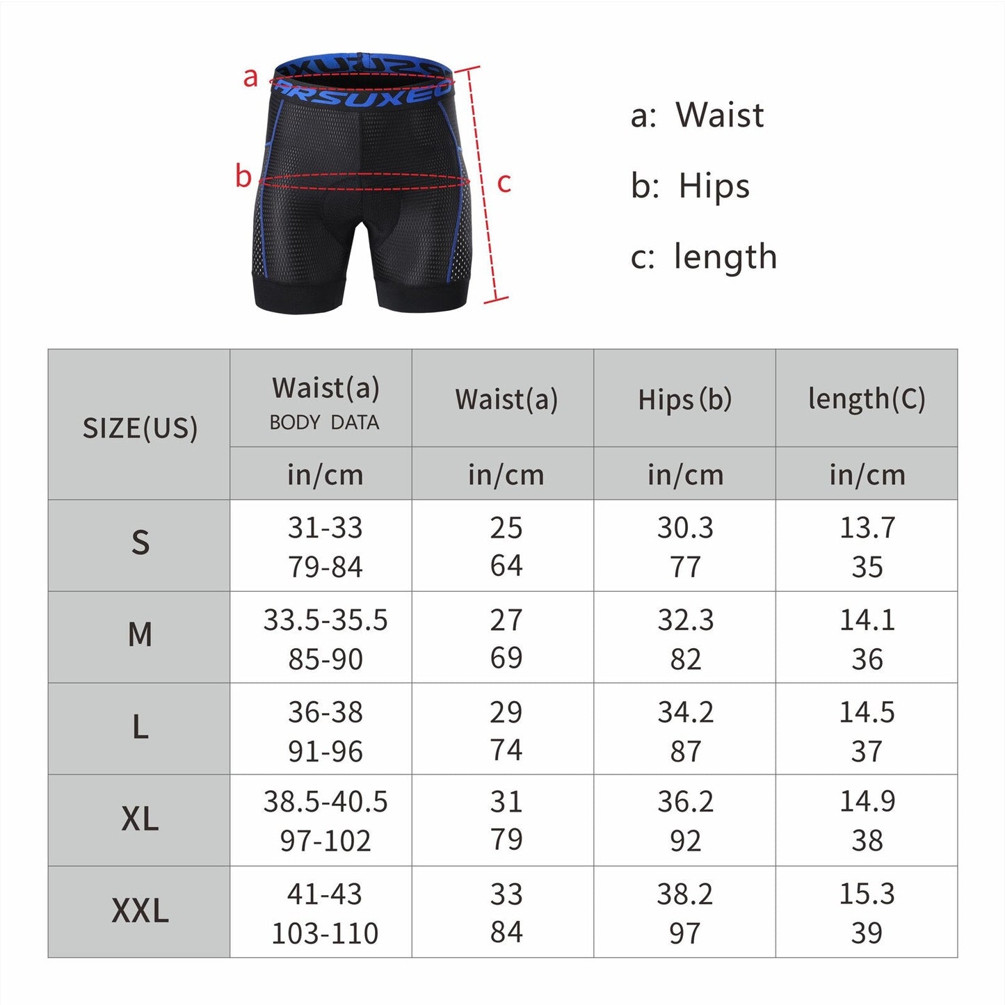 Cycling Shorts Men 5D Gel Pad Cycling Underwear Bicycle MTB Clothing