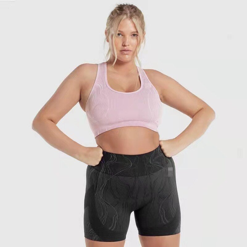 Yoga Shorts High Waist Push Up Sports Shorts For Women Cycling Running