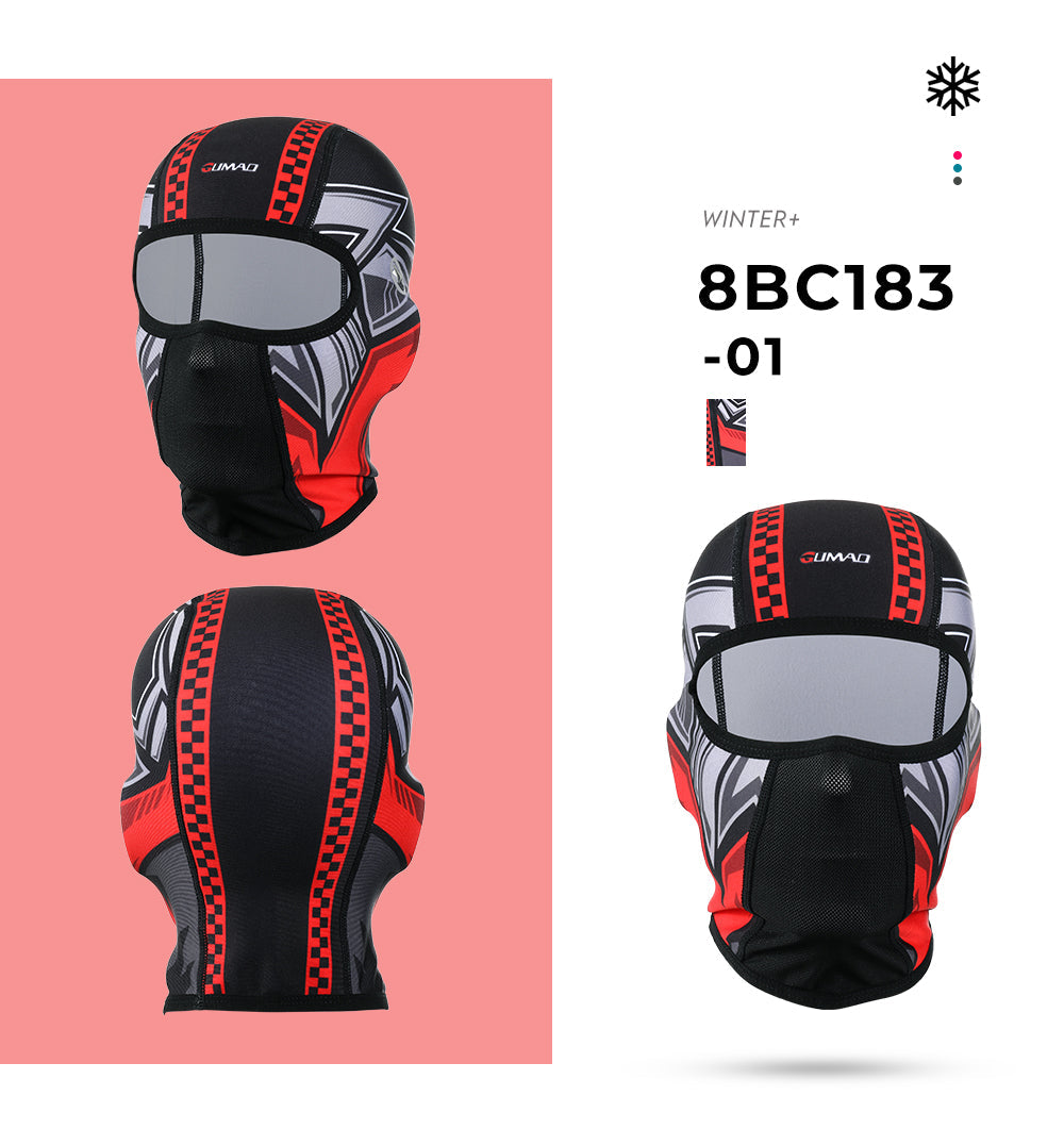 Winter Warm Motorcycle Full Face Mask Fleece Moto Balaclava Windproof