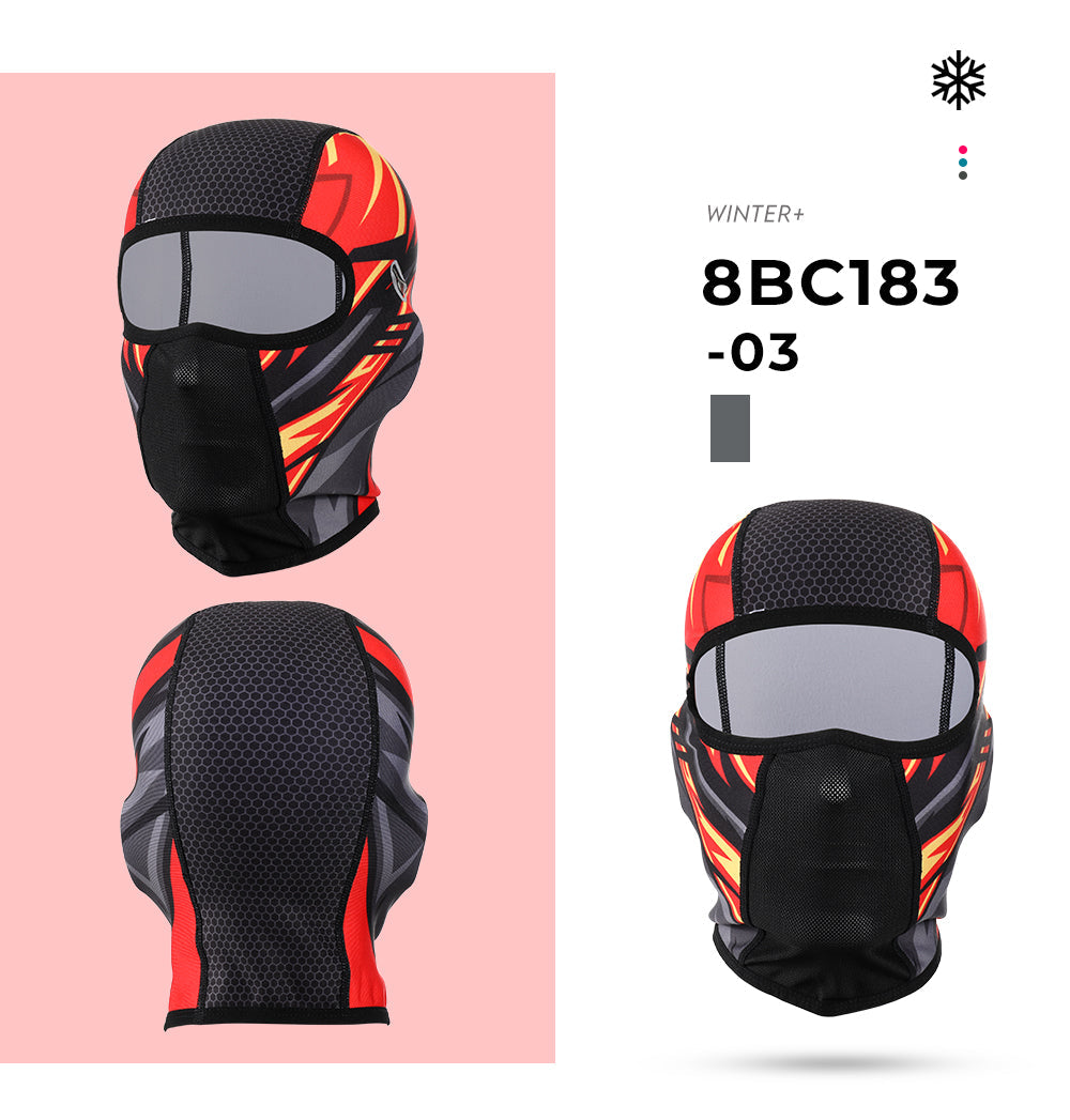 Winter Warm Motorcycle Full Face Mask Fleece Moto Balaclava Windproof